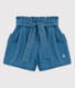 Girls' Organic Denim Shorts