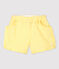 Baby Girls' Stripy Seersucker Shorts SHINE yellow/MARSHMALLOW white