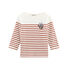 Women's long-sleeved stripy breton top