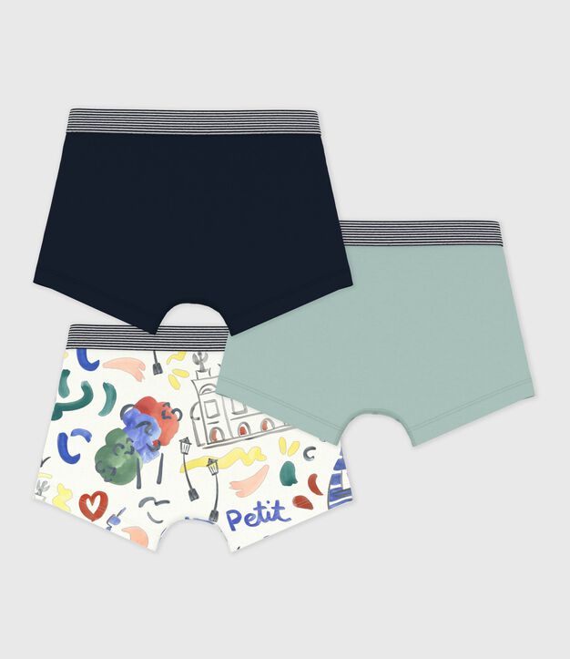 Pack of children's Opera print cotton boxers multicolor
