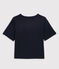 Women's Boxy Cotton T-Shirt SMOKING blue