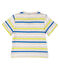 Baby boys' striped T-shirt CREAMY beige/MULTICO white