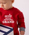 Babies' patterned cotton sweatshirt POMPEI red