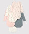 Baby Girls' Princess Patterned Long-Sleeved Cotton Bodysuit - 5-Pack variante 1