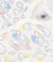 Babies' Cotton Rainbow Print Playsuit MARSHMALLOW white/MULTICO white