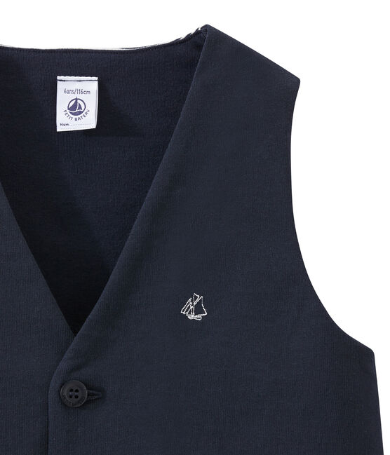 Boy's tank top SMOKING blue