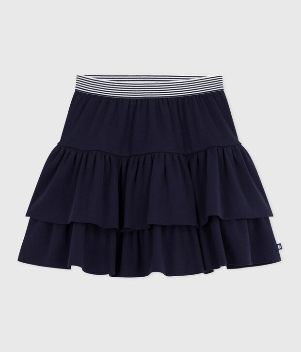 Children's plain cotton skirt SMOKING