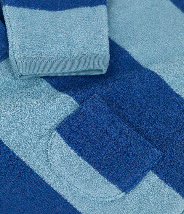 Babies' Brushed Terry Jumpsuit blue/blue