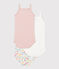 Floral Cotton Vest Bodysuits - 3-Pack variante 1