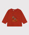 Babies' Long-Sleeved Jersey T-Shirt HARISSA red