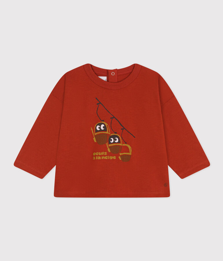 Babies' Long-Sleeved Jersey T-Shirt red