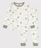 Unisex Dromedary Cotton Pyjamas MARSHMALLOW white/MULTICO white