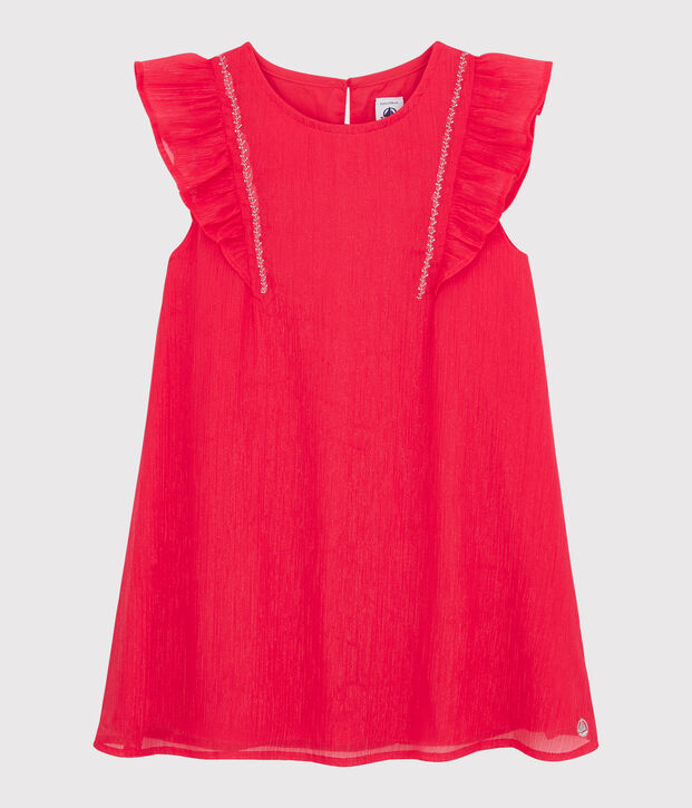 Girls' Cr&ecirc;pe Formal Dress pink