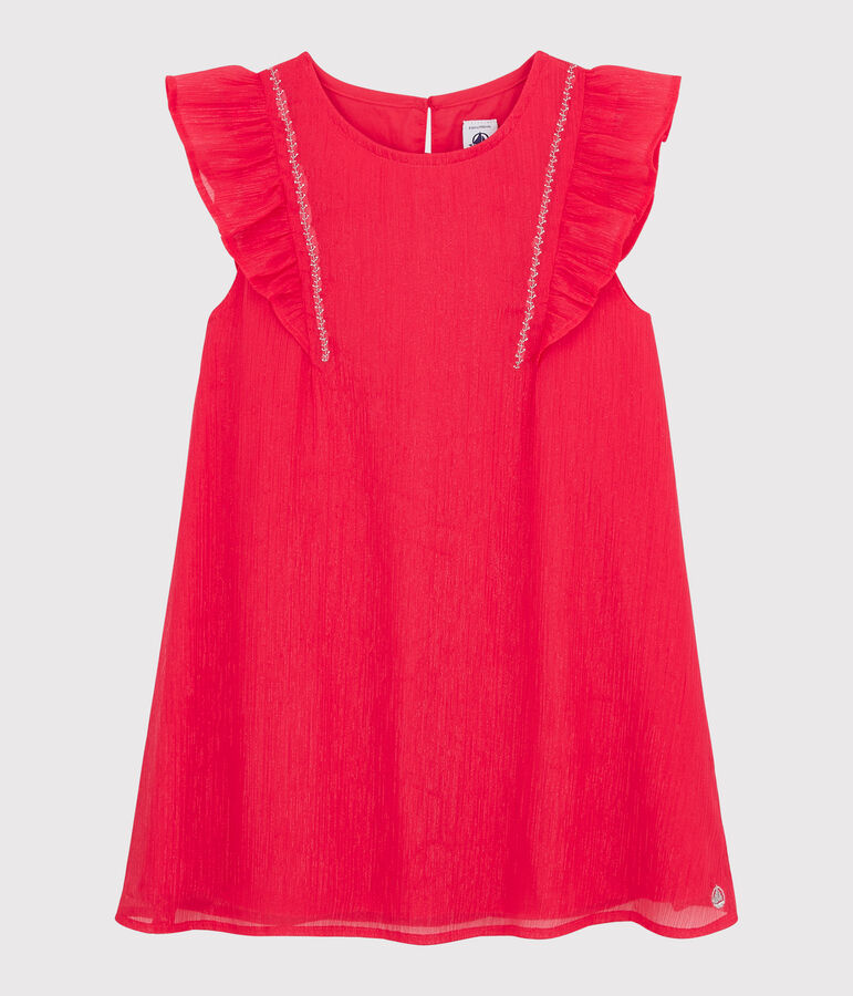 Girls' Cr&ecirc;pe Formal Dress pink