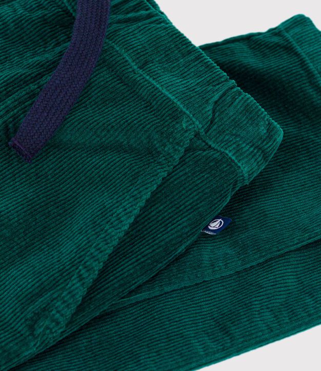 Children's straight corduroy trousers TREE