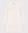 Girls' Multicoloured Spots Organic Cotton Nightdress MARSHMALLOW white/MULTICO white