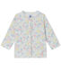 Baby girls' printed cardigan