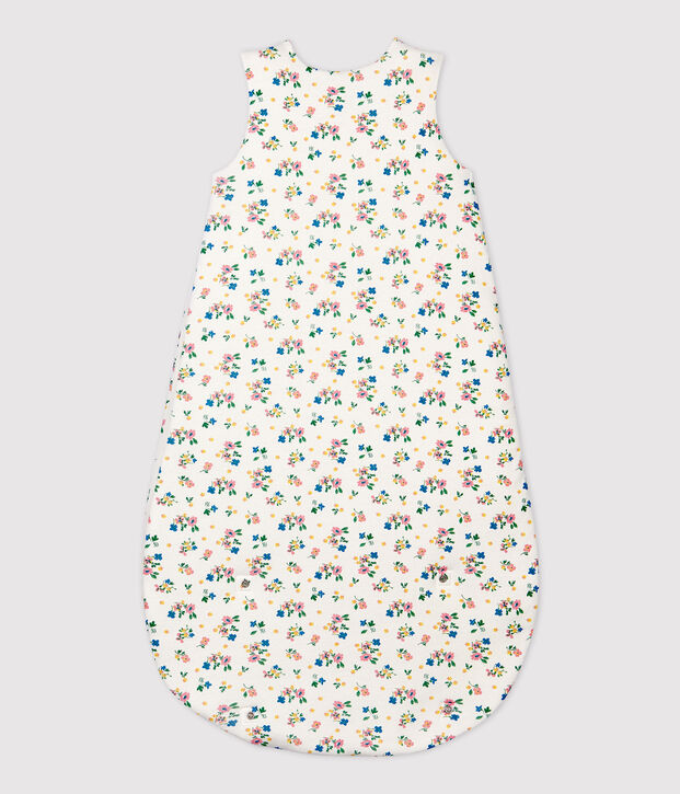 Babies' Floral Organic Cotton Sleeping Bag white/multicolor