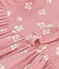 Children's sleeveless floral cotton dress CHARME pink/MARSHMALLOW white