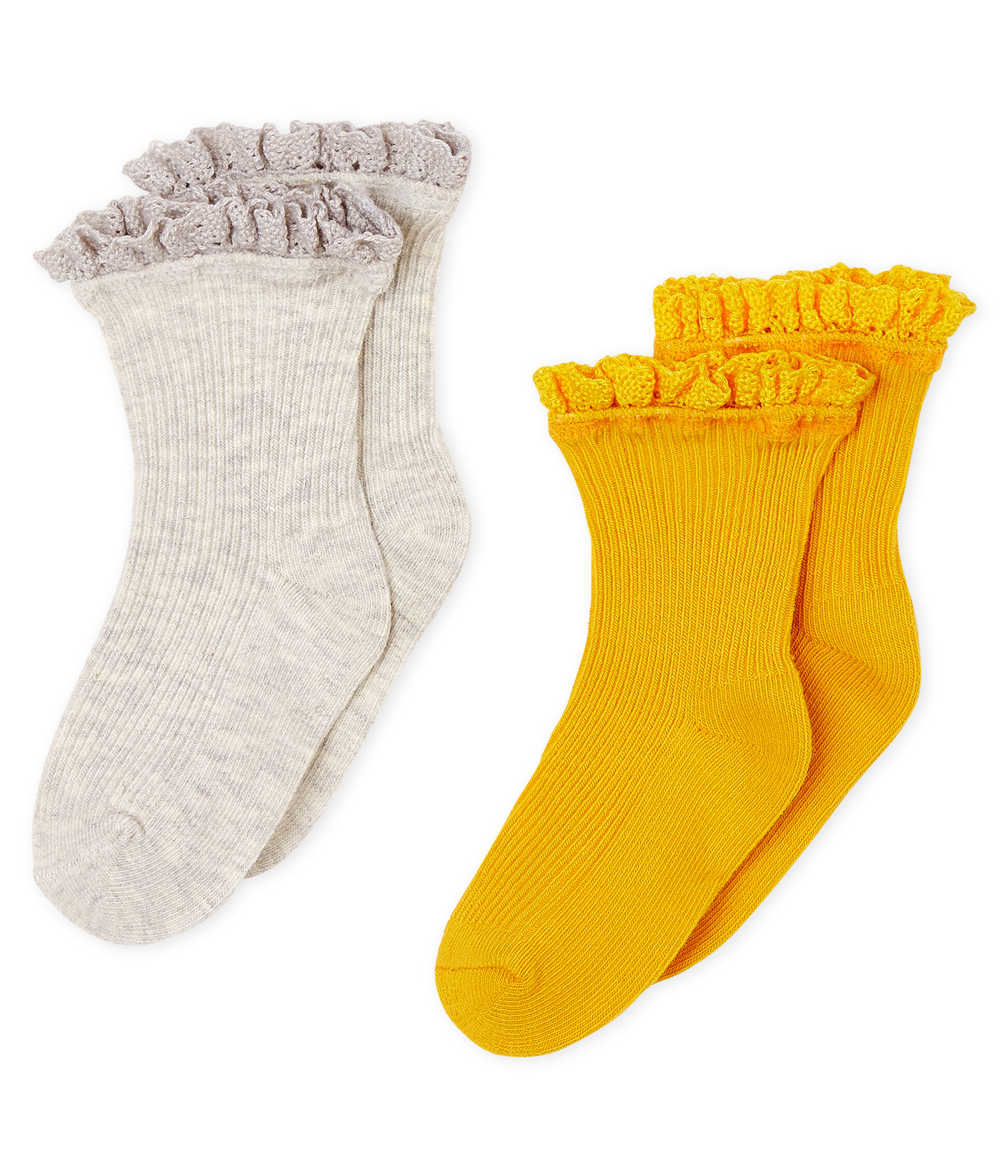 girls yellow socks