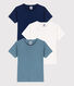 Boys' Short-Sleeved Cotton T-shirts - 3-Pack