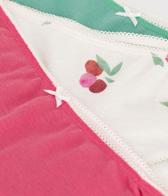 Children's fruit-print cotton  shorties - 3-pack variante 1