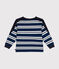 Boys' thick cotton sweatshirt MEDIEVAL blue/MONTELIMAR