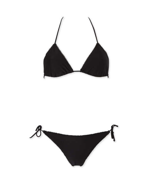 Women's two-piece swimsuit Noir black