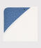 Cotton bath square BEACH blue/MARSHMALLOW