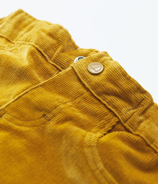 Babies' Velour Trousers yellow