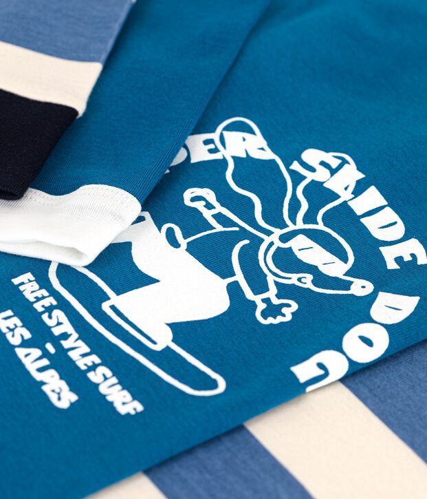 Pack of children's printed cotton pyjamas multicolor