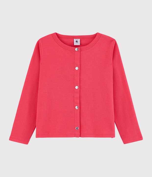 Girls' Cotton Cardigan pink