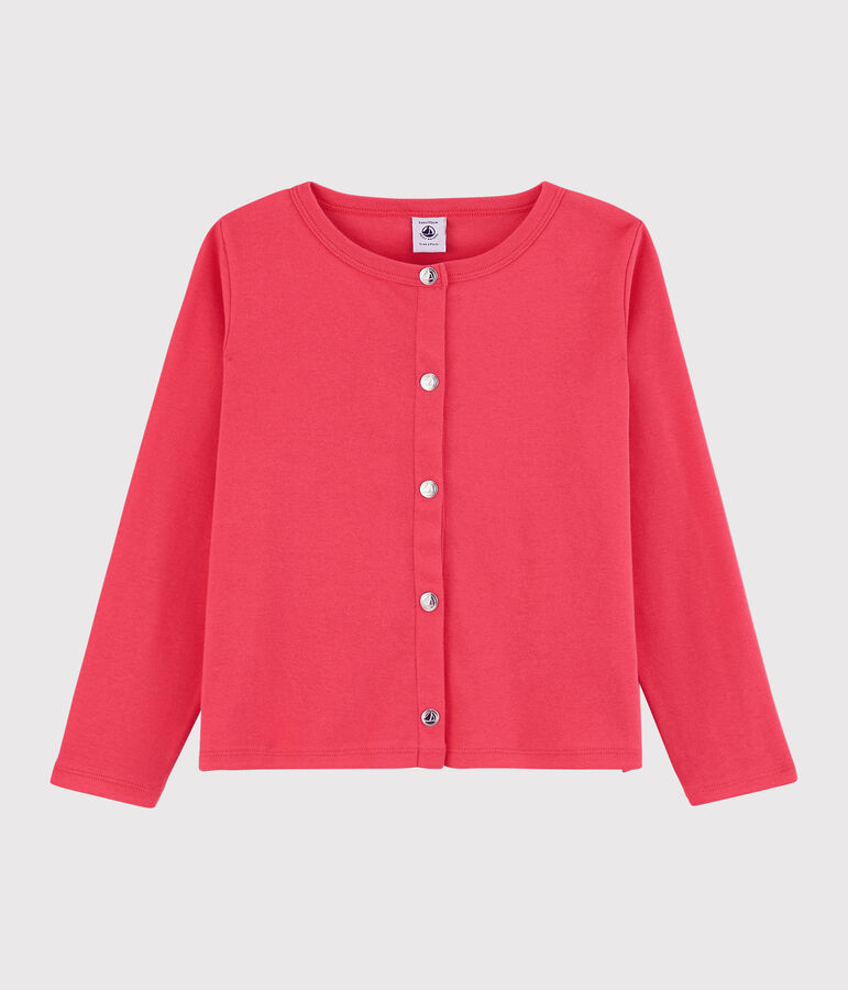 Girls' Cotton Cardigan pink
