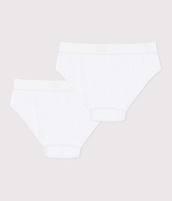 Children's plain cotton slips - 2-pack variante 1
