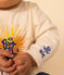 Babies' Long-Sleeved Jersey T-Shirt AVALANCHE Ecru