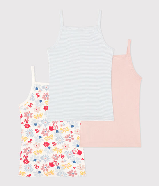 Children's Floral Cotton Vests - 3-Pack variante 1