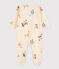 Babies' Paris Themed Fleece Sleepsuit AVALANCHE white/MULTICO