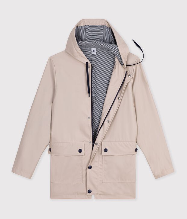 Iconic raincoat for men or women Ecru