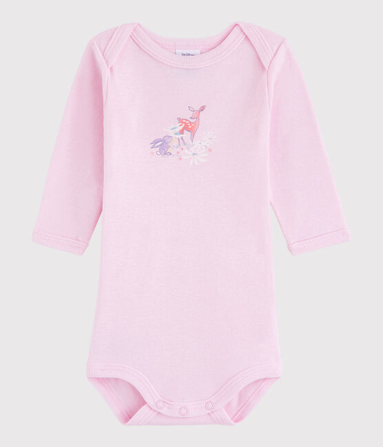 Unisex Babies' Long-Sleeved Bodysuit DOLL pink