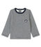 Baby Boys' Tube Knit T-Shirt SMOKING blue/COQUILLE beige