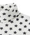Boy's star print base layer turtleneck BELUGA grey/MAKI grey