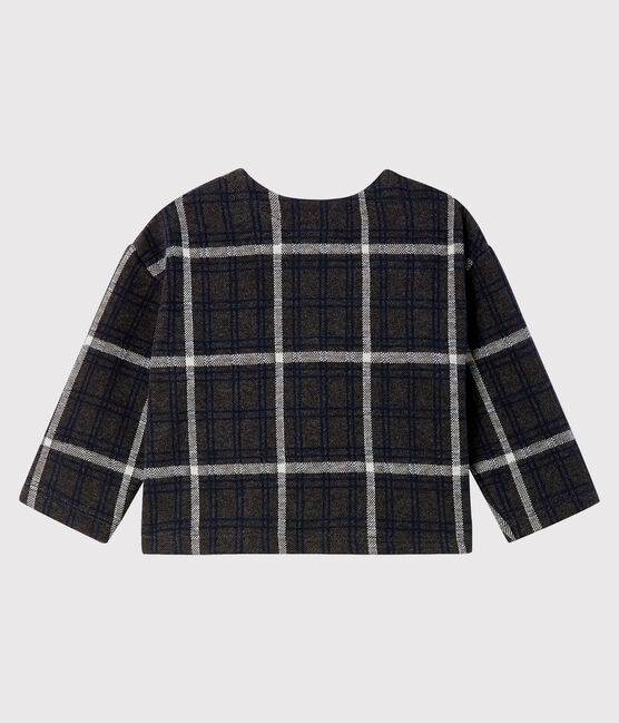 Baby Girls' Checked Cardigan CITY black/MULTICO white