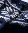 Baby's cardigan in 100% wool SMOKING blue/MARSHMALLOW white