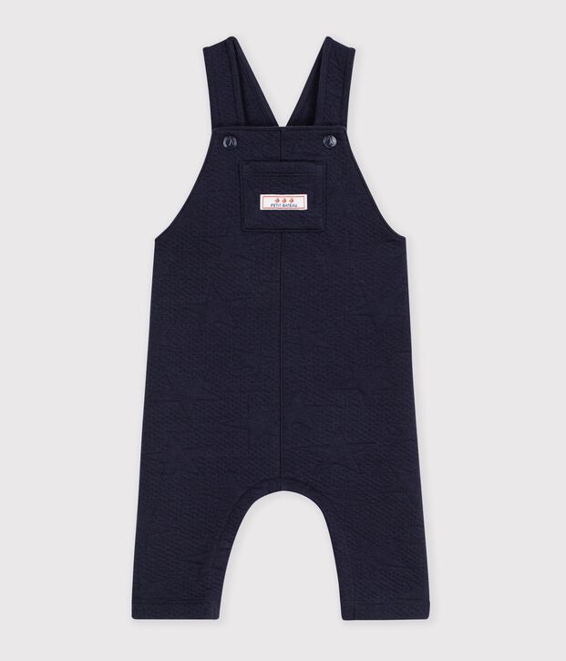 Babies' thick cotton dungarees with a star pattern SOIR