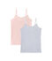 Little girl's strap vest duo variante 1