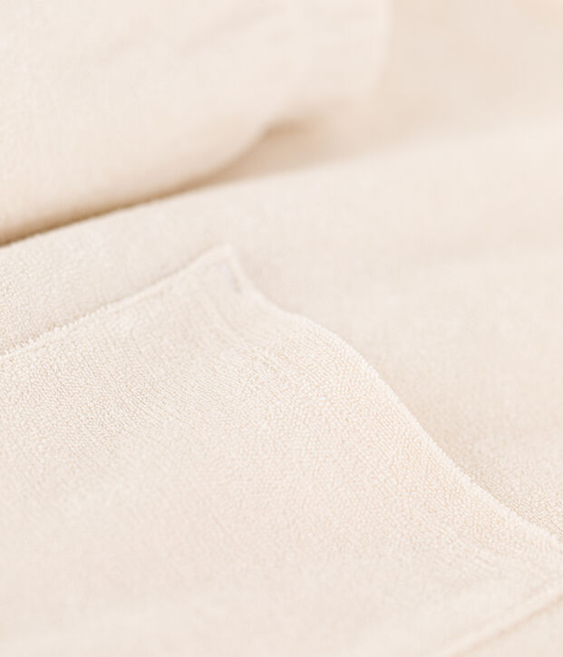 Women's Plain Terry Short Pyjamas Ecru