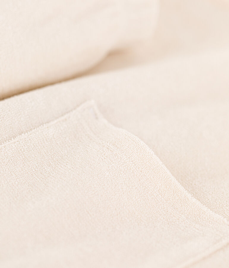 Women's Plain Terry Short Pyjamas Ecru