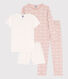 Girls' Cotton Short and Long Pyjamas - 2-Pack