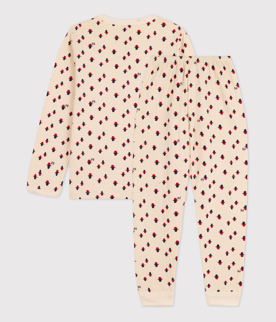 Children's Unisex Tube Knit Pyjamas AVALANCHE white/STOP /MULTICO
