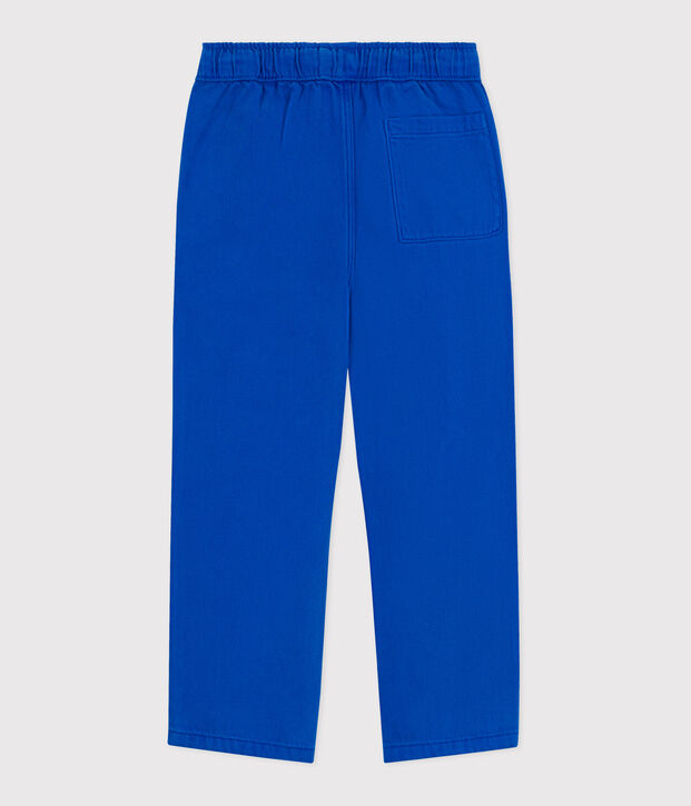 Children's cotton trousers blue
